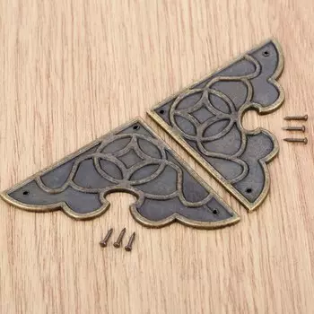 Античные бронзовые угловые кронштейны SVVTOON 2 шт