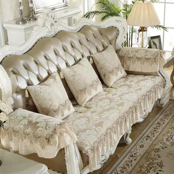 Античный жаккардовый чехол для дивана Ai·Winsure 3-местный