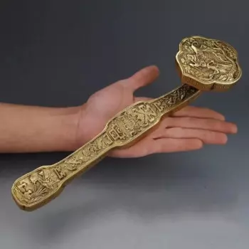 Антикварная коллекция из чистой меди Fushou Babao Ruyi украшения на удачу нафу украшение для дома подарки для творчества Античная коллекция