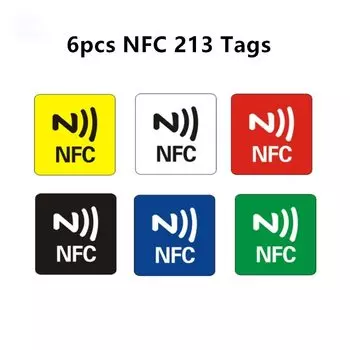 Антиметаллические NFC наклейки zhizaibide LH-213PST-6S