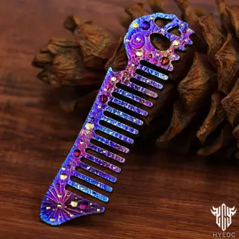 Антистатическая Расческа для дома Starry Sky, ограниченное издание, титановая модель, мужской и женский массаж, портативная открывашка для бутылок EDC