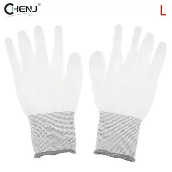 Антистатические перчатки CHENJ из нейлона и полиуретана