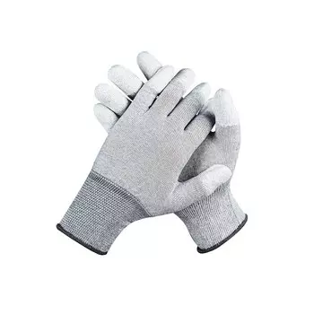 Антистатические перчатки Kaisi для ремонта телефона, компьютера, противоскользящие, ПУ покрытие, защитные перчатки для пальцев, электронные ремонтные ручные инструменты