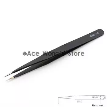 Антистатические пинцеты Brangdy ESD-12 из нержавеющей стали