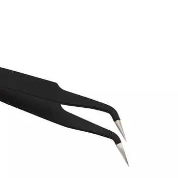 Антистатические пинцеты ESD с изогнутым прямым наконечником, прецизионные щипцы, электроника, микросхемы для мобильного телефона, ремонт материнской платы, ручные инструменты