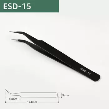 Антистатические пинцеты из нержавеющей стали BSIDE