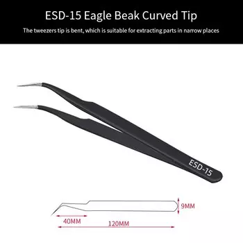 Антистатические пинцеты SUNSHINE из нержавеющей стали