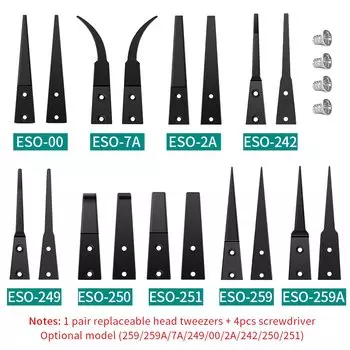 Антистатический пинцет LUXIANZI из нержавеющей стали