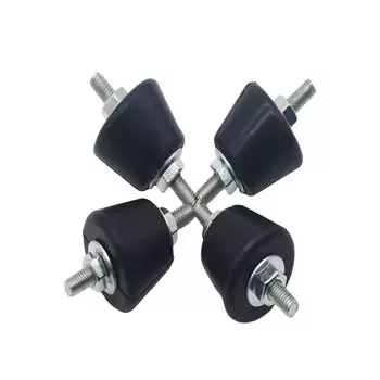 Амортизатор с резиновыми шпильками, 4-пакетные антивибрационные резиновые изоляционные крепления для мини-разъемных тепловых насосов, воздушных компрессоров