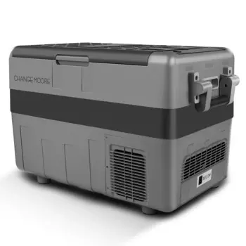 Антивибрационный мини-автомобильный холодильник 12 В 24 В с морозильной камерой, эффективный охлаждающий холодильник для путешествий
