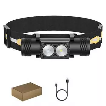 ANYIGEDEJU белый синий налобный фонарь 18650