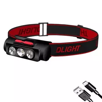 ANYIGEDEJU Портативный налобный фонарь белый 18650