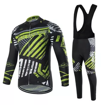 Aofly, длинный рукав, Джерси, комплект, комбинезон, ropa ciclismo, тонкая велосипедная одежда, MTB, велосипед, длинный рукав, Джерси, мужская одежда