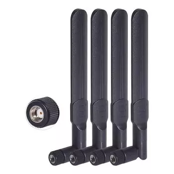 2/4 шт. двухдиапазонный Wi-Fi 2,4 ГГц 5 ГГц 5,8 ГГц 8 дБи искусственная Мужская антенна для маршрутизатора Wi-Fi беспроводная сетевая карта USB адаптер