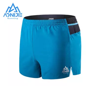 AONIJIE F5101 мужские спортивные быстросохнущие шорты без подкладки, легкие эластичные трусы-боксеры с поясом, плавки для занятий спортом, бега, фитнеса