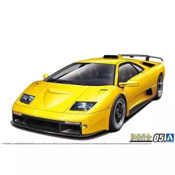 Aoshin 05899 масштаб 1/24 Диабло GT гоночный спортивный автомобиль Хобби игрушка ручной работы пластиковая модель набор для сборки