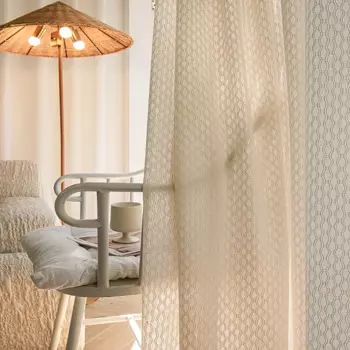 AOSIDI Шифоновые занавески просвечивающиеся