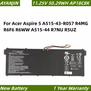 AP18C8K AP18C4K 11,25 В 4471 мАч Аккумулятор для ноутбука Acer Aspire 5 A515-43-R057 R4MG R6F6 R6WW A515-44 R7NU R5UZ KT 00304012