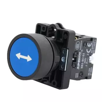APDIQI 1 шт. XB2 EA31 пластиковый перезапуск питания остановить Мгновенный кнопочный переключатель NO NC 22 мм черный белый подписанный стрелка круг