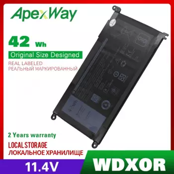 Apexawy WDXOR WDX0R Аккумулятор для ноутбука DellInspiron 13 5000 5368 5378 7368 14 7000 7560 7460 5567 15 5538 5567 5568 7000 7560