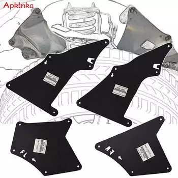 Apktnka 4X брызговики, внутренние уплотнения крыла для Toyota FJ Land Cruiser Prado 2003 2004 2005 2006 2007 2008 2011-2020