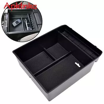 APKTNKA ящик для хранения в подлокотнике для Toyota Land Cruiser Prado J120 2004-2009 без холодильника, центральной консоли, контейнер для мусора, лоток, чехол