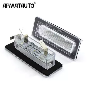 Apmatauto, 2 шт., 18SMD светодиодный номерной знак, лампа, без ошибок, для Benz Smart, Fortwo, Coupe, Кабриолет, 450, 451, W450, W453