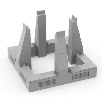 Apollo Saturn V запускаемая платформа кронштейн базовый конструктор 21039 для 05007 75105 Ultimate Collection Rocket детские игрушки