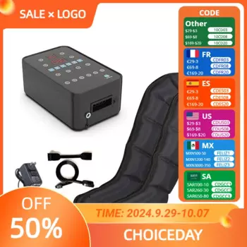 Аппарат для прессотерапии, лимфодренажа VamsLuna Шестикамерные манжеты