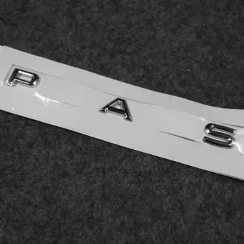 Apply to Passat B8 Tailgate label Trunk letter label ABS plastic silvery
