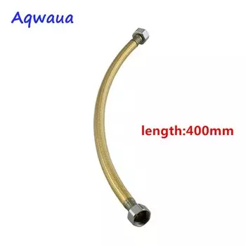 Aqwaua Золотой шланг для унитаза из нержавеющей стали 400/500/600 мм
