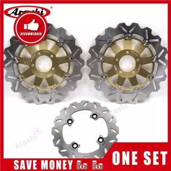 Arashi 1 комплект для KAWASAKI Z1000 2003 2004 2005 2006 CNC Передние Задние тормозные диски Z750 Z 750 2004 2005 2006