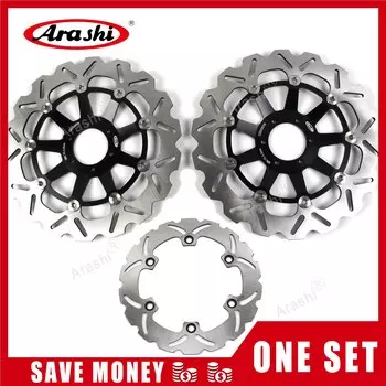 Arashi 1 комплект переднего тормозного и заднего тормозного диска для HONDA CBR1100XX CBR 1100 XX 1999 2000 2001 2002 2003 2004 2005 2006 2007
