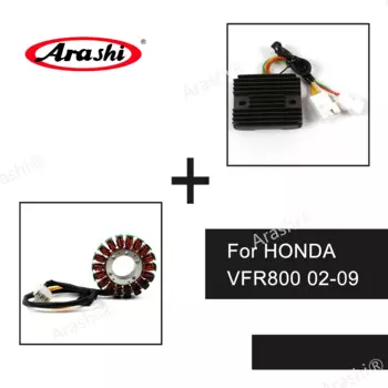 Arashi для HONDA VFR800 02-09, регулятор напряжения, катушка статора двигателя VFR 800 2002 2003 2004 2005 2006 2007 2008 2009