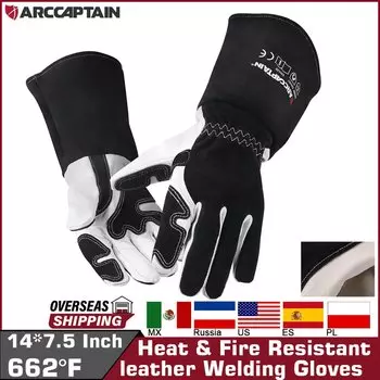 ARCCAPTAIN Сварочные перчатки из козьей кожи 14 дюймов