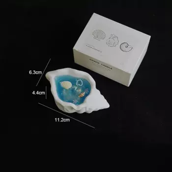 Ароматерапевтическая свеча в виде ракушки