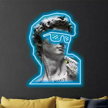 Неоновая вывеска Дэвид