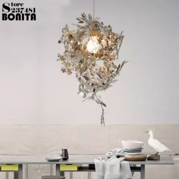 Подвесной светильник ZAIXIAO цветочный из нержавеющей стали