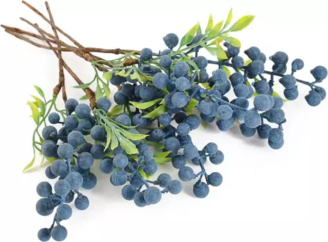 Искусственные ягоды черники youyouhuan
