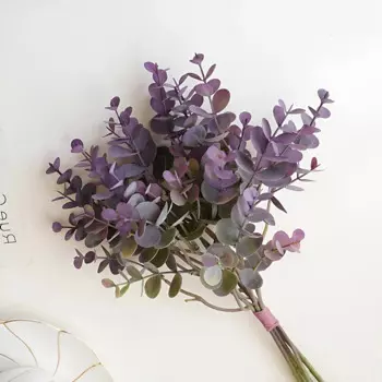 Искусственный эвкалипт EQIANAO, набор из 6 штук