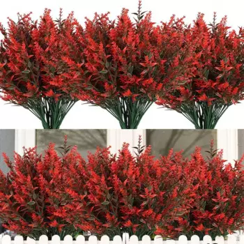 Искусственные лавандовые цветы пластик