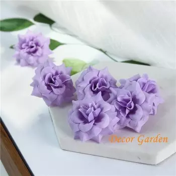 Арtificial Silk Flannel Rose Flower Heads by YEAHBUY