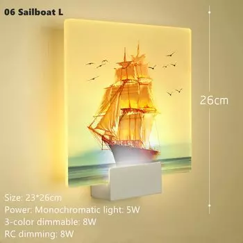 Artpad LED настенный светильник для дома 8 Вт