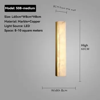 Artpad Настенный светильник из меди и мрамора