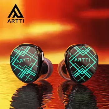 ARTTI R2 лучшие внутриканальные Проводные Hi-Fi наушники 10 мм Бериллиевая диафрагма Динамический драйвер монитор наушники с 0,78 2-контактным кабелем
