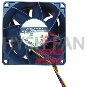 AS08024MB389B00 8038 24V 0.80A большой вентилятор воздушного охлаждения