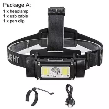 Asafee COB светодиодный налобный фонарь 5 режимов