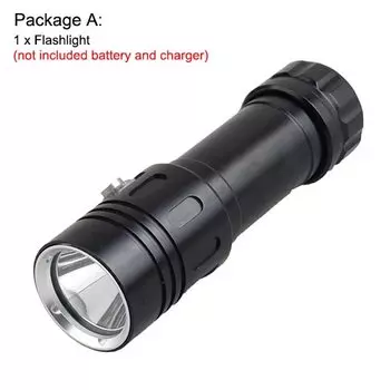 Asafee L2/XHP50/70 белый фонарик для дайвинга