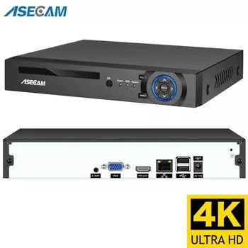 ASECAM 4K NVR Система видеонаблюдения с распознаванием лиц