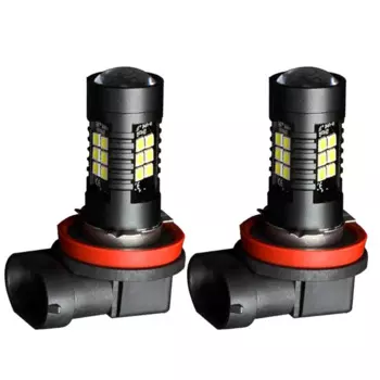 ASLENT 2x 1200LM H8 H11 H16JP LED 9005 HB3 9006 HB4 Светодиодная противотуманная фара для BMW VW Benz Audi A3 8P A4 B8 B6 A6 C6 C7 BMW E60 E90